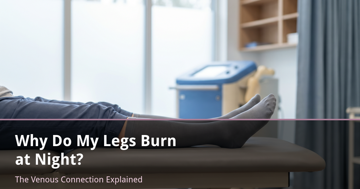 You are currently viewing Why Do My Legs Burn at Night? The Venous Connection Explained