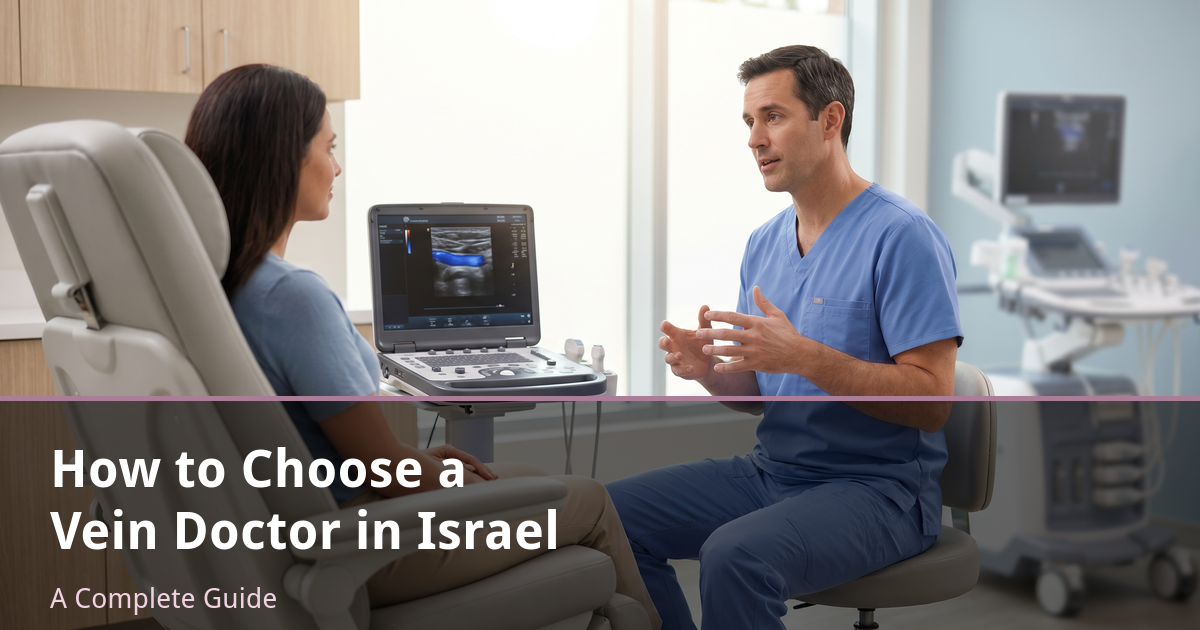 Read more about the article How to Choose a Vein Doctor in Israel — A Complete Guide
