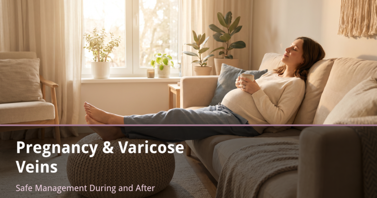 Read more about the article Pregnancy Varicose Veins — Safe Management During and After