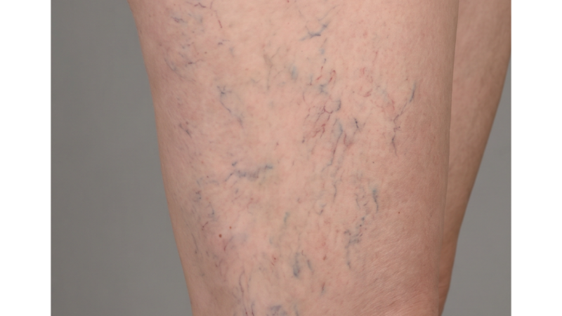 Before vein treatment