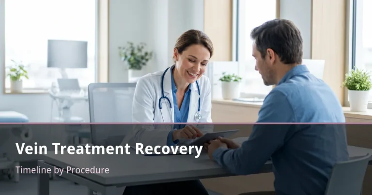 Read more about the article Vein Treatment Recovery: How Long for Each Procedure?