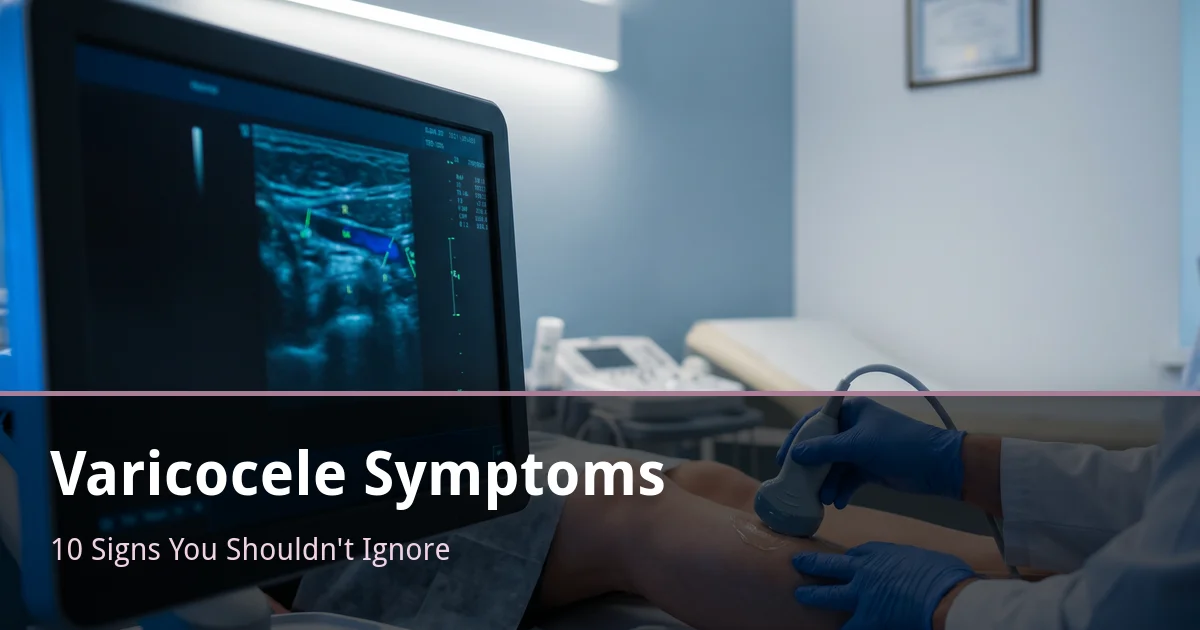 Read more about the article Varicocele Symptoms: 10 Signs You Shouldn’t Ignore